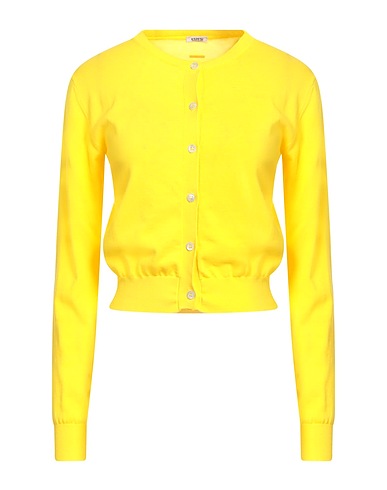 ASPESI Cardigan Yellow 100% Cotton