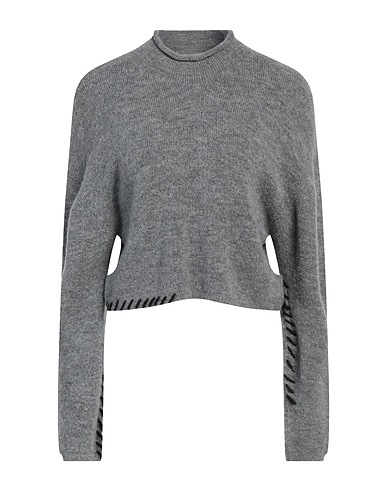 GAëLLE Paris Turtleneck Grey 60% Acrylic, 14% Polyamide, 10% Polyester, 8% Wool, 8% Viscose