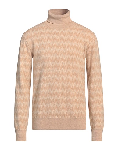 MISSONI Polo neck Beige 90% Wool, 10% Cashmere