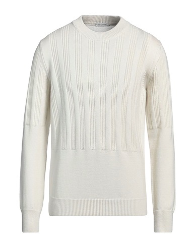 PAOLO PECORA Jumper Off white 100% Virgin Wool