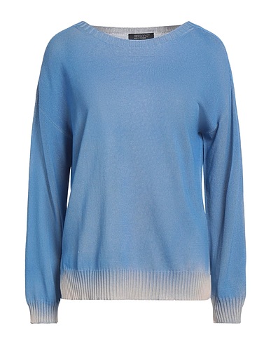 ARAGONA Pullover Azzurro 100% Cotone