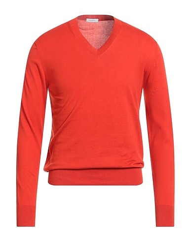 PAOLO PECORA Jumper Rust 100% Cotton