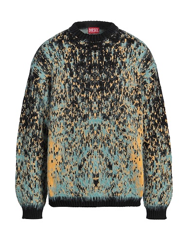 DIESEL Jumper Black 48% Polyamide, 14% Cotton, 14% Acrylic, 12% Wool, 12% Viscose