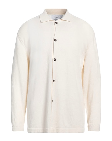 SEVEN GAUGE Cardigan Ivory 100% Cashmere