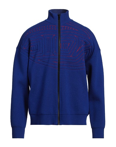DIESEL カーディガン ブルー ウール 92% / ナイロン 6% / ポリウレタン 2%