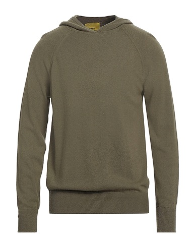 CUSTOMER LOVERS Pullover Vert militaire Laine, Cachemire, Viscose, Polyamide