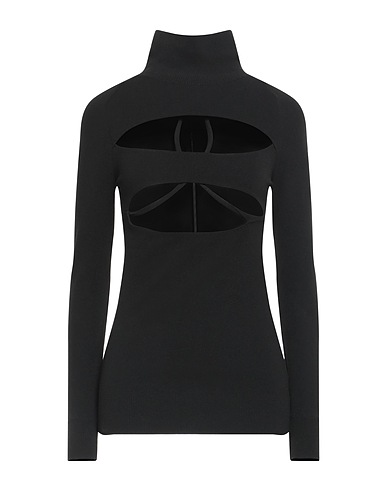 ALESSANDRO VIGILANTE Turtleneck Black 83% Nylon, 17% Elastane