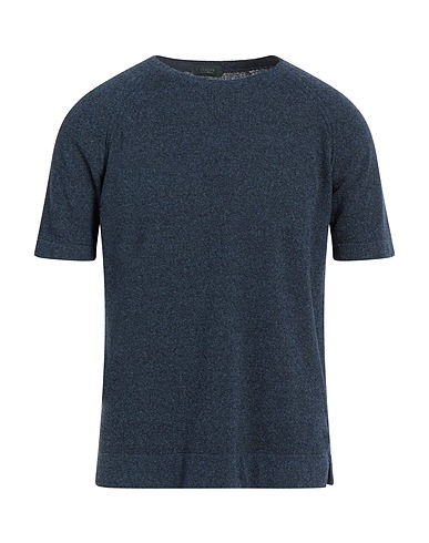 ZANONE Jumper Navy blue 75% Cotton, 25% Polyamide
