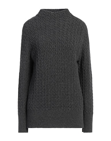 LAMBERTO LOSANI Polo neck Charcoal Textile fibres