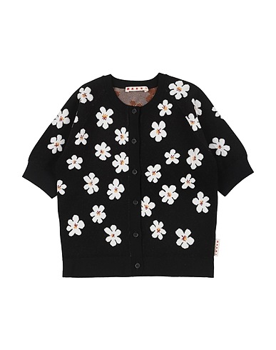 MARNI Cardigan Black 73% Rayon, 17% Polyester, 10% Nylon