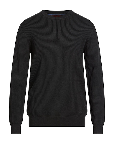 LIU •JO MAN Jumper NERO 41% Cotton, 28% Polyester, 13% Polyamide, 13% Acrylic, 5% Wool