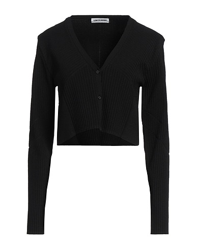 LOW CLASSIC Cardigan Black 83% Rayon, 17% Elastane