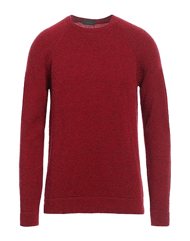 ZANONE Jumper Brick red 84% Virgin Wool, 16% Polyamide