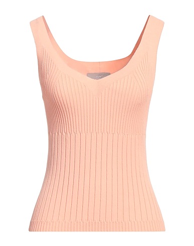D.EXTERIOR Top Salmon pink Viscose, Polyester