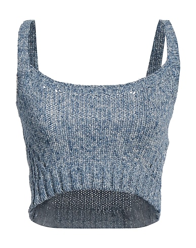 ERMANNO FIRENZE Top BLU CHIARO 100% Cotton