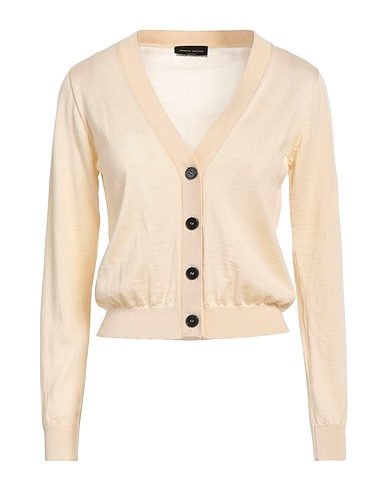 ROBERTO COLLINA Cardigan Sand 70% Cashmere, 30% Silk
