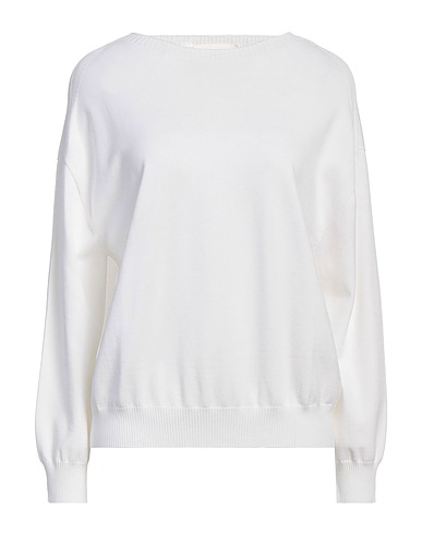 VANISÉ Jumper White 82% Viscose, 18% Polyester