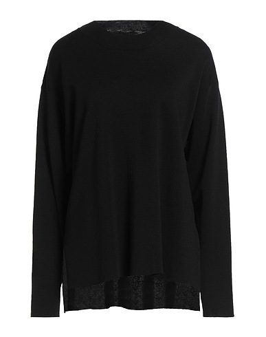 ROBERTO COLLINA Jersey Negro 100% Lana Merina