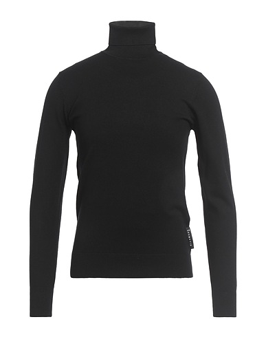RICHMOND X Polo neck Black 70% Viscose, 30% Nylon