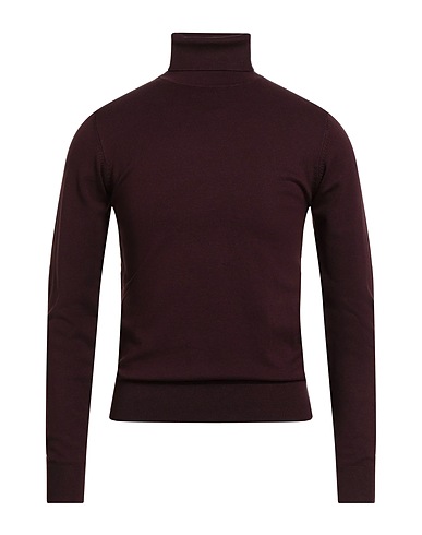 RICHMOND X Polo neck Burgundy 70% Viscose, 30% Nylon