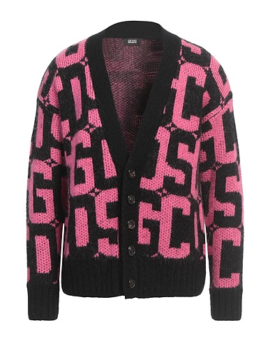 GCDS Cardigan Pink 36% Acrylic, 30% Mohair wool, 30% Nylon, 4% Wool
