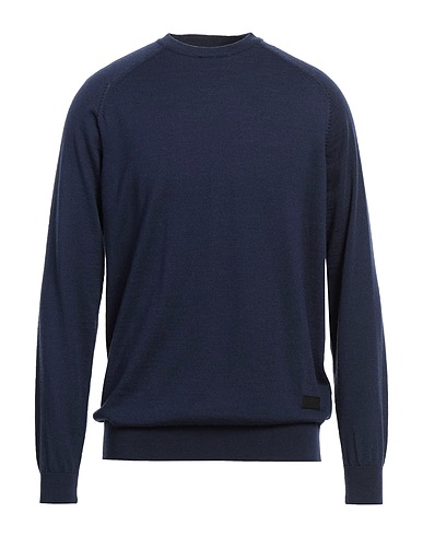 RICHMOND X Sweater Navy 50% Acrylic, 50% Merino Wool