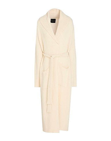 ROBERTO COLLINA Cardigan Cream 75% Alpaca wool, 25% Nylon