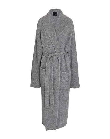 ROBERTO COLLINA Cardigan Grey 75% Alpaca wool, 25% Nylon