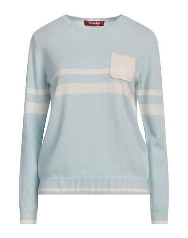 MAX MARA STUDIO Jumper Sky blue 50% Wool, 50% Cashmere