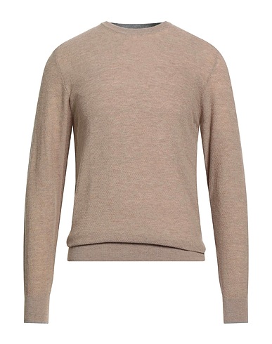 HACKETT Sweater Sand 70% Wool, 20% Silk, 10% Cotton