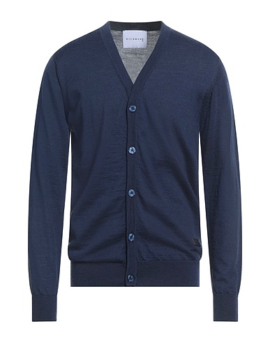 RICHMOND X Cardigan Navy blue 50% Merino Wool, 50% Acrylic