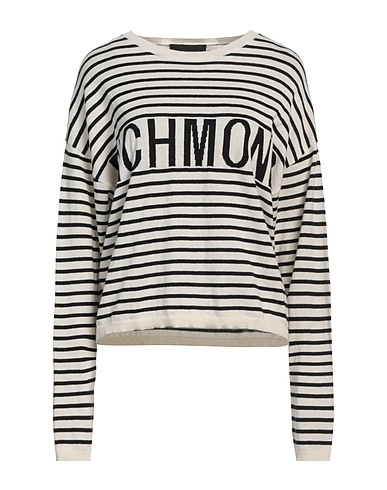 JOHN RICHMOND Sweater Ivory 95% Cotton, 5% Cashmere
