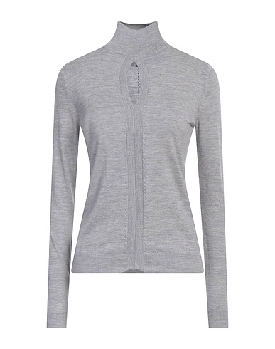 SPORTMAX Polo neck Grey 100% Virgin Wool