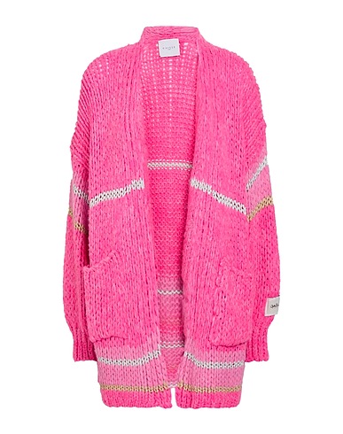 GAëLLE Paris Cardigan Fuchsia 57% Acrylic, 29% Polyamide, 7% Viscose, 7% Wool