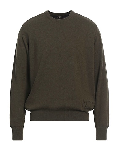 N°21 Jumper Dark green 100% Wool