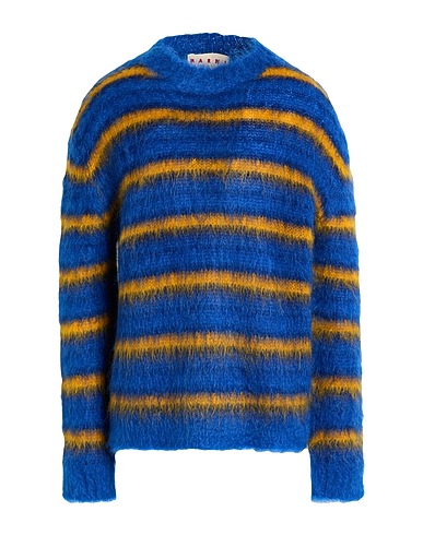 MARNI Pullover Blau 80% Mohairwolle, 20% Polyamid