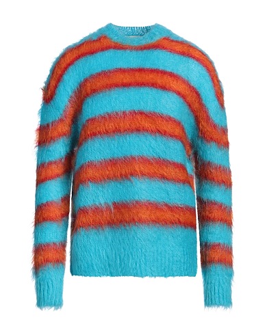 MARNI Sweater Azure 80% Mohair wool, 20% Polyamide