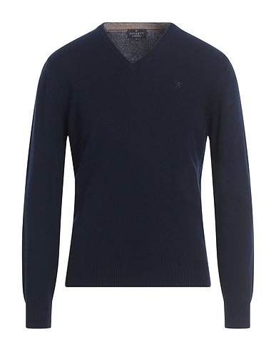 HACKETT Sweater Navy 100% Wool