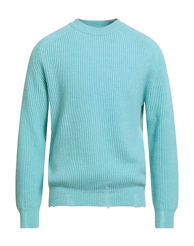 ATOMOFACTORY Pullover Turchese 90% Lana, 10% Cachemire