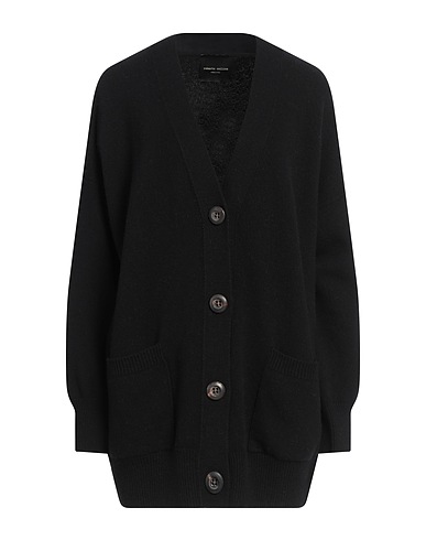 ROBERTO COLLINA Cardigan Black 100% Merino Wool