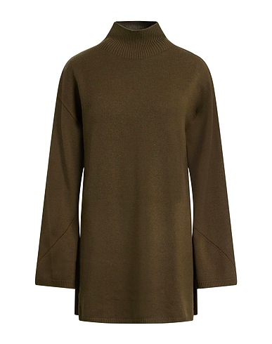 NOTSHY Polo neck Military green 100% Wool