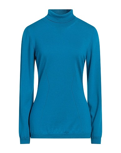 ANTONIO MARRAS Polo neck Deep teal 100% Virgin Wool