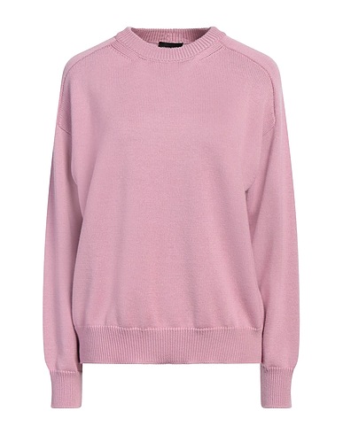 ROBERTO COLLINA Pullover Rosa 100% Merinowolle