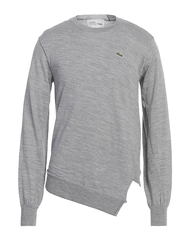 LACOSTE x COMME des GARÇONS SHIRT Jumper Light grey 100% Wool