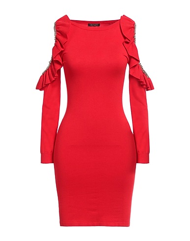 CRISTINAEFFE Robe courte Rouge vif 72% Viscose, 28% Nylon