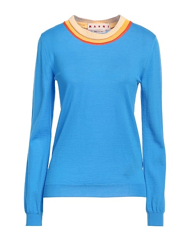 MARNI Jumper Azure 100% Virgin Wool