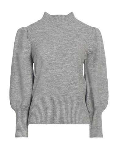LE CIVIQUE Polo neck Grey 66% Acrylic, 30% Nylon, 4% Wool