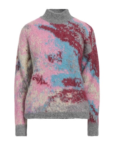 NENETTE Polo neck Lilac 50% Alpaca wool, 50% Polyamide