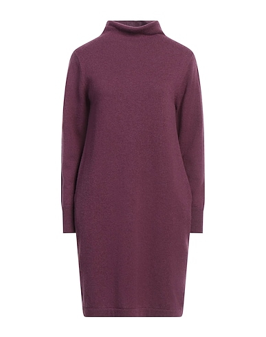 CA' VAGAN Knit dress Garnet 100% Cashmere