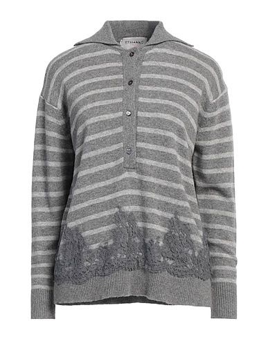 ERMANNO FIRENZE Sweater Grey 70% Cotton, 30% Polyamide